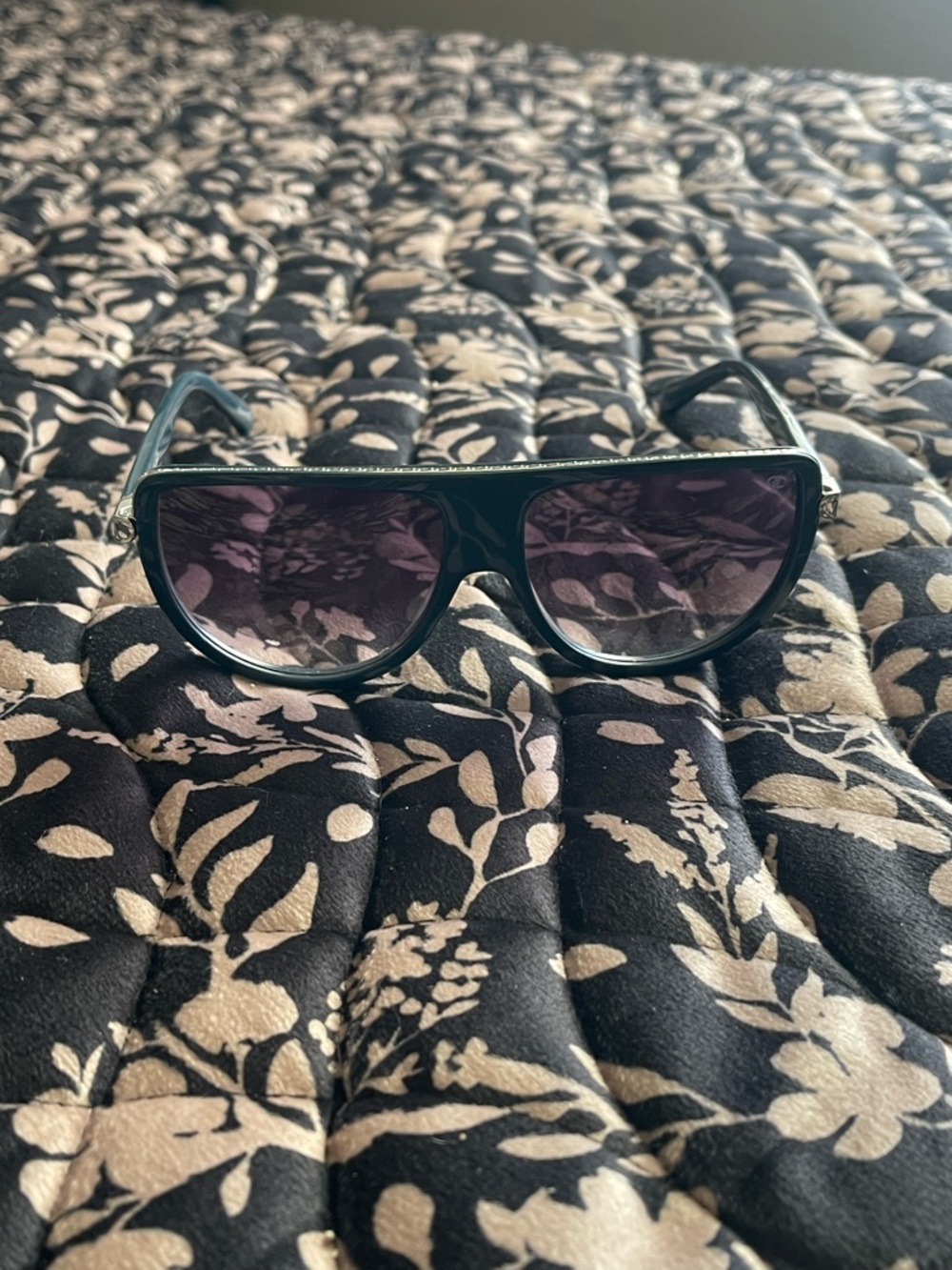 Champion Women's Sunglasses - Black Frame with Purple Lenses